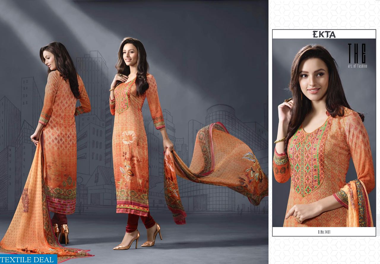 Ekta Ehsaas vol-14 Wholesale Ethnic Salwar kameez market